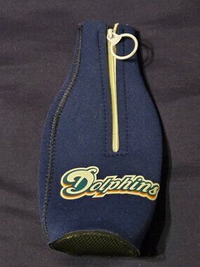 MIAMI DOLPHINS BEER BOTTLE KOOZIE